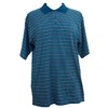 Striped Polo Shirt - Navy Blue