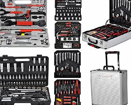 Popamazing Bike Maintenance Rpair Kit Hand Tools with Carry Box - 21pcs/34pcs/44pcs Tool Sets (44pcs)
