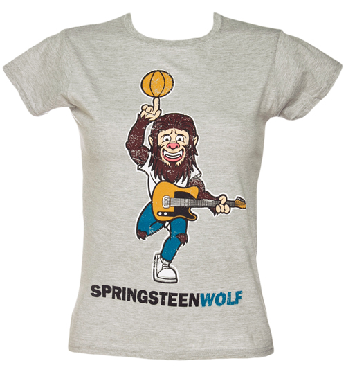 Popmash Ladies Springsteen Wolf T-Shirt from Popmash