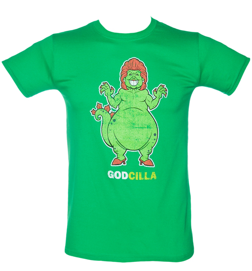 Popmash Mens GodCilla T-Shirt from Popmash