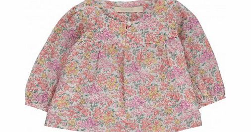 Poppy Rose Liberty Christine Blouse Pink `3 months,6