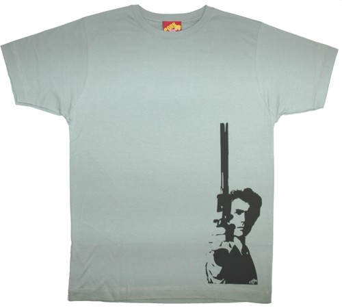 Menand#39;s Dirty Harry Silhouette T-Shirt from Pork Pie