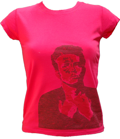 Pink James Dean Ladies T-Shirt from Pork Pie