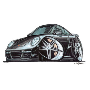 911Turbo 06 - Black T-shirt