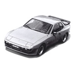 porsche 944 S2 Silver