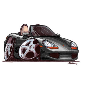 Boxster - Black T-shirt