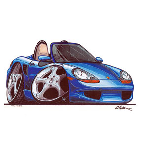 Boxster - Blue Kids T-shirt