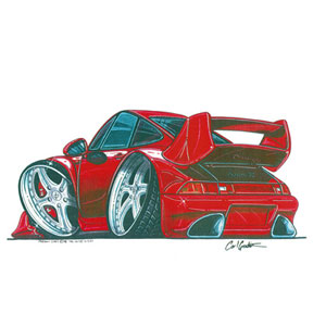 Carrera RS - Red Kids T-shirt