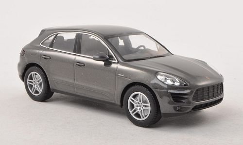 Porsche Macan S Diesel, met.-grau, Modellauto, Fertigmodell, Minichamps 1:43