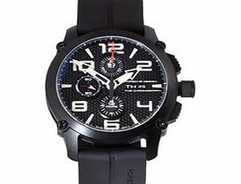 Porsche Titanium and rubber statement dial watch