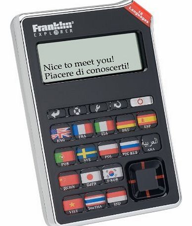 Franklin 16 Language Speaking Phrase Translator EST-4016 Style: EST-4016 Portable Consumer Electronic Gadget Shop