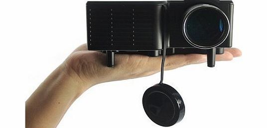 Portable4All LED Projector - LCD Image System - Projects up to 60 and Supports A/V, USB, and SD Inputs Portable Consumer Electronic Gadget Shop