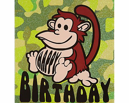 Portfolio Cheeky Monkey Birthday Card