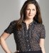 Portfolio Short Sleeve Spot Print Blouse
