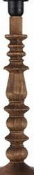 Portland Dark Wood Table Lamp Base