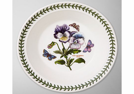 Portmeirion Botanic Garden Soup Plate, Pansy,