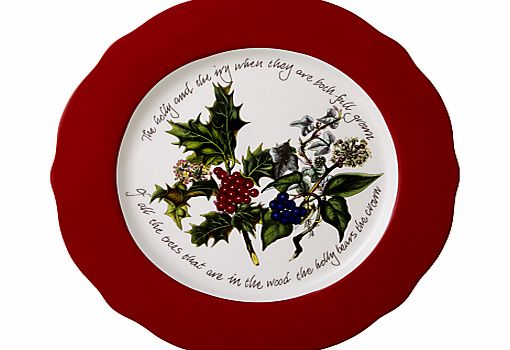 Portmeirion The Holly and The Ivy Charger Plate,