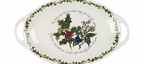 Portmeirion The Holly and The Ivy Oval Platter