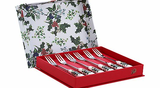The Holly and The Ivy Pastry Forks,