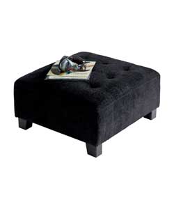 porto Footstool - Black