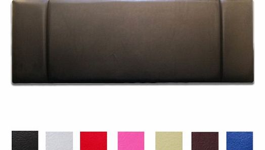 Portobello Faux Leather Portobello Headboard 4ft6 Double Size (BROWN)