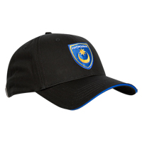 Portsmouth Basic Crest Cap - Black.