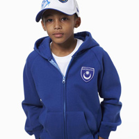 Portsmouth Hooded Top - Royal - Boys.