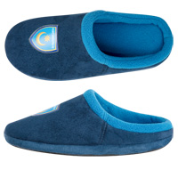 Portsmouth Mule Slipper - Navy/Royal.