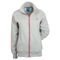 Portsmouth Track Top - Grey/Pink - Womens.