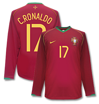 Portugal Nike Portuga L/Sl home (C.Ronaldo 17) 06/07