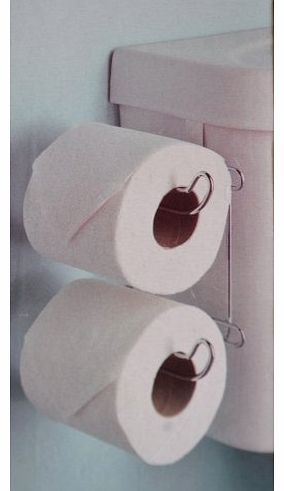Over Tank Cistern Double Toilet Roll Holder