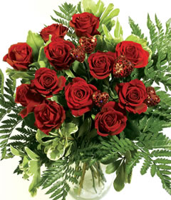 Dozen Deluxe Red Roses