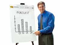 Post-it 3M 559 Post-it A1 Meeting Charts, 30 plain white