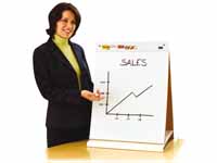3M 563 Post-it A2 Table Top charts, 20 white