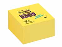 Post-it 3M Post-it Super Sticky cube, 76x76mm yellow