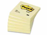 Post-it 6306 note pad, 76x76mm yellow sheets