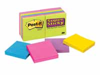 post-it 654 Super Sticky Ultra 76x76mm notes, 90