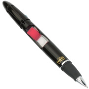 Post-it Black Pen with Index Tabs