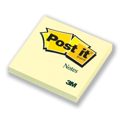 Post-it Canary Yellow Note 76x76mm