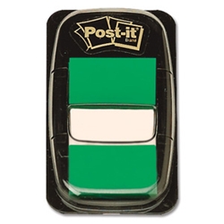 Post-it Index Flags - Green - 25mm - 12 Packs