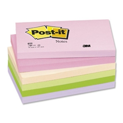 Post-it Note - Warm Pastel Rainbow - 76x127mm -