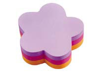 Post-it Note cube 2007F, flower shape, multi