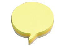 Post-it Note cube 2007SP, speech bubble, multi