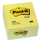 Post-it Note Memo Cube 76x76mm