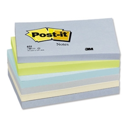 Post-it Post it Colour Notes Pad of 100 Sheets 76x127mm