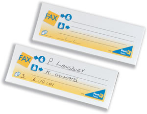 Post-it Post it Fax Notes 50 Sheets 38x105mm Ref