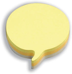 Post-it Post it Speech Bubble Notes Pad of 225 Sheets