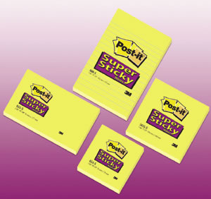 Post-it Post it Super Sticky Removable Notes 76x127mm