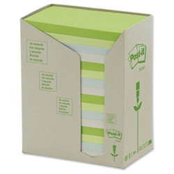 Post-it Recycled Note Tower Pack - 127x76mm -