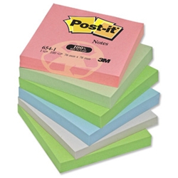 Post-it Recycled Notes - 76x76mm - Pastel